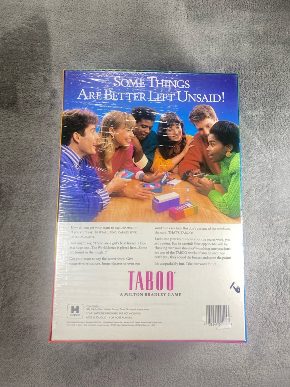 Vintage Taboo Board Game 1989 New Sealed Party Game - Picture 2 of 4